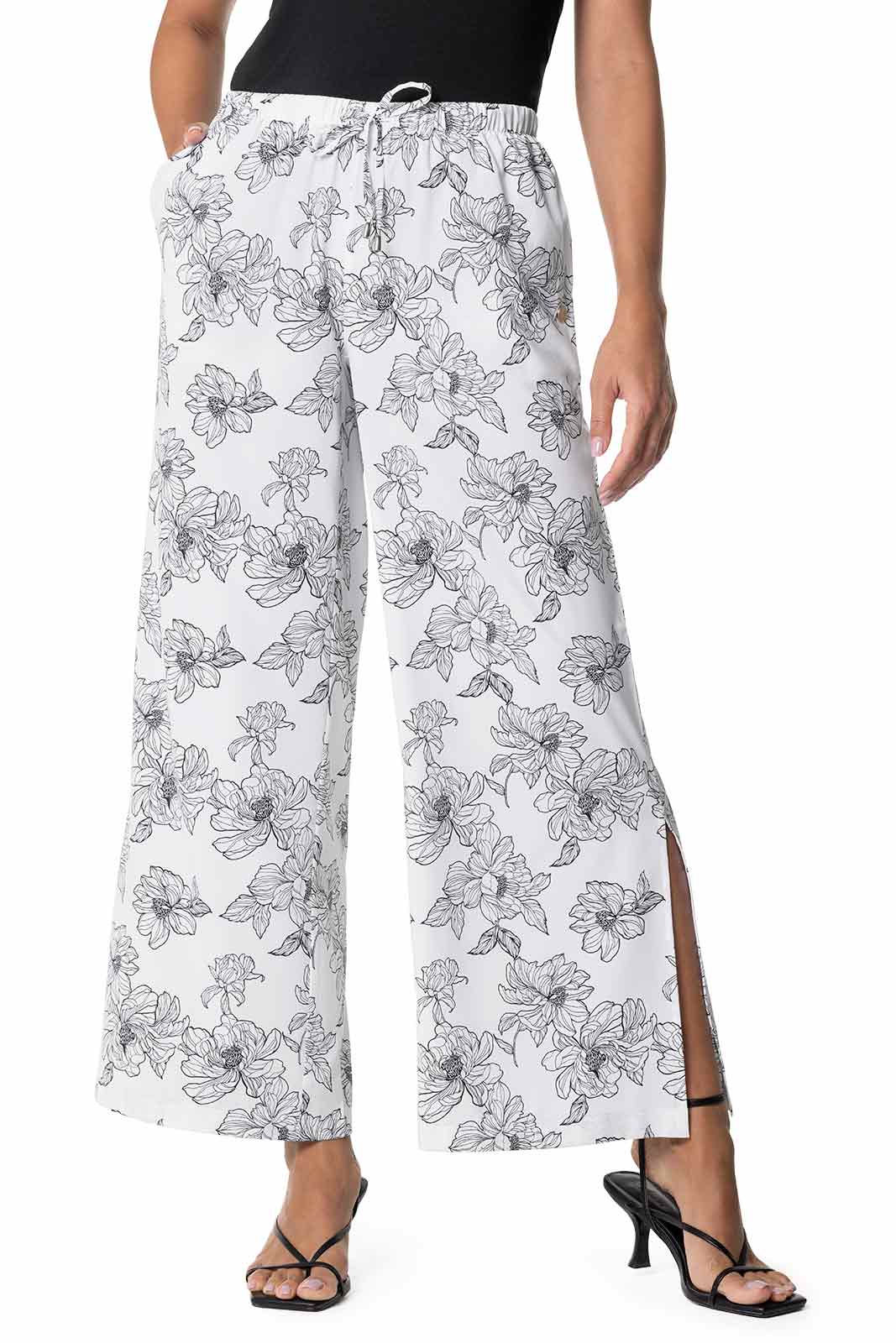 Petra Wide Leg Pant - Perfect Peony