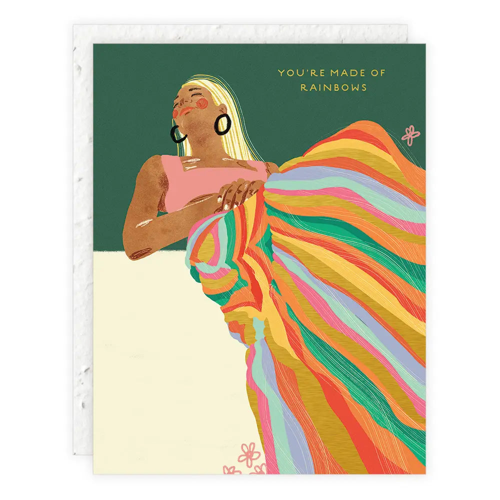 MADE OF RAINBOWS BIRTHDAY CARD