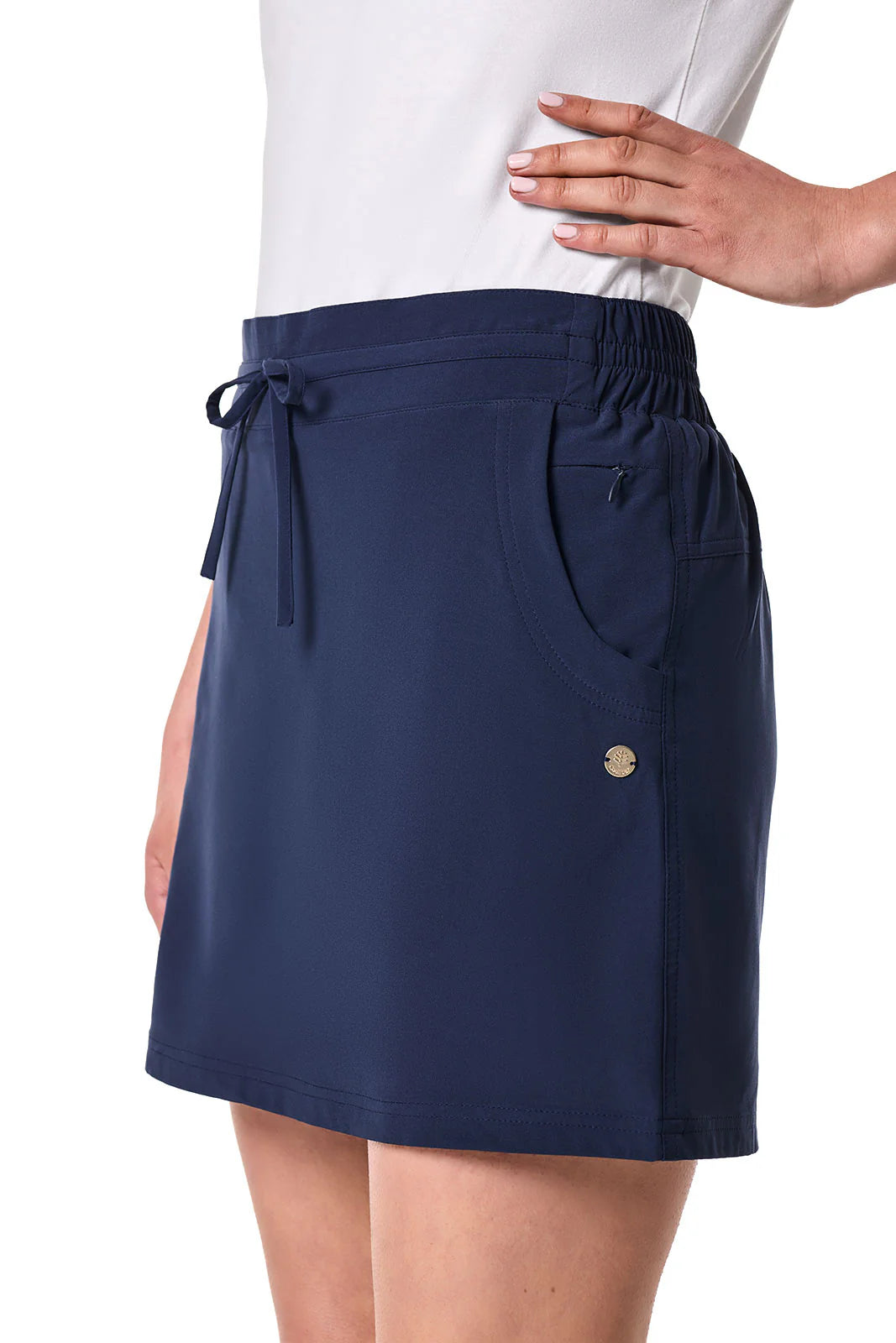 Mendocino Travel Skort - Navy