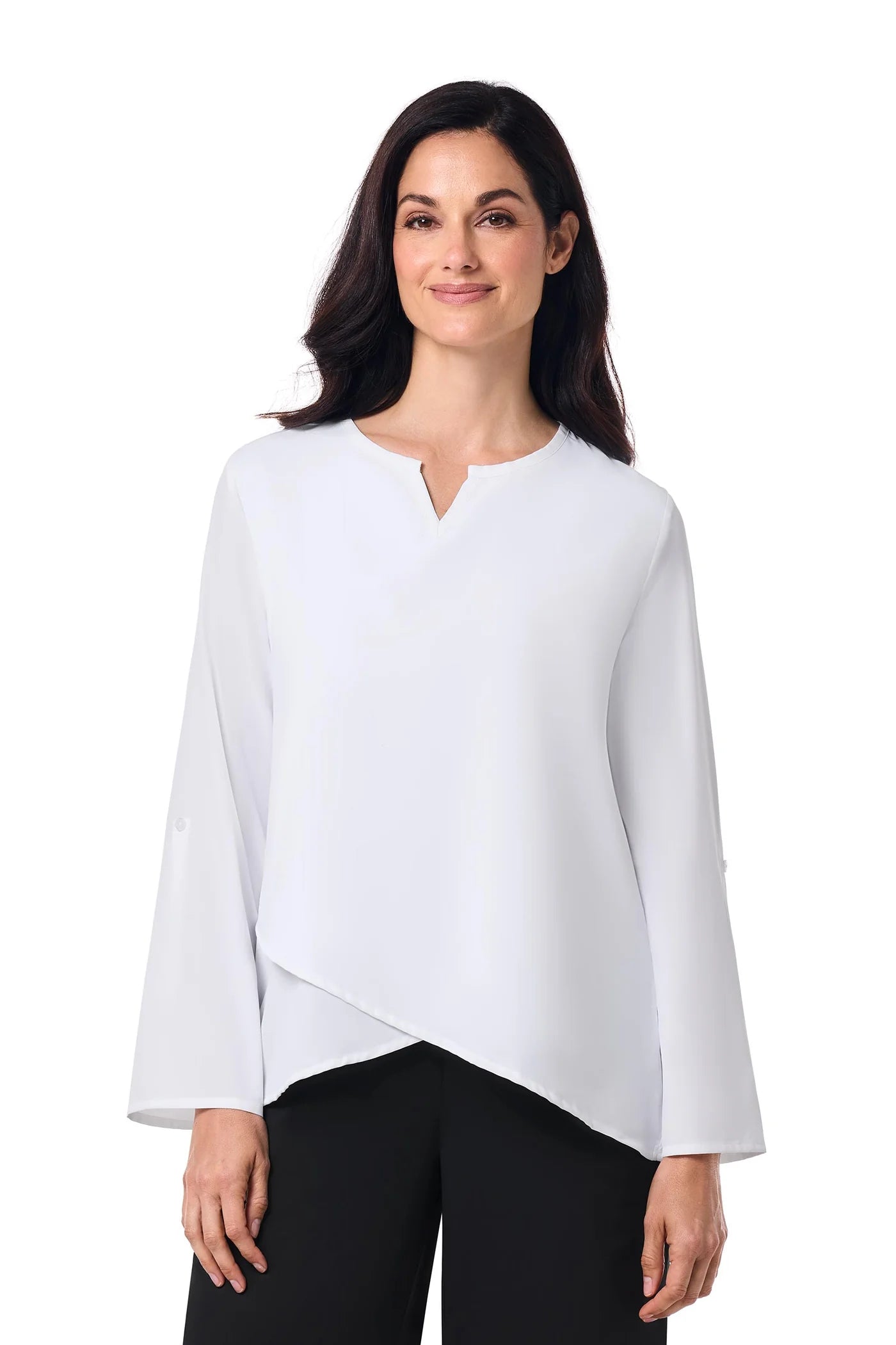 Santa Barbara Tunic Top - White