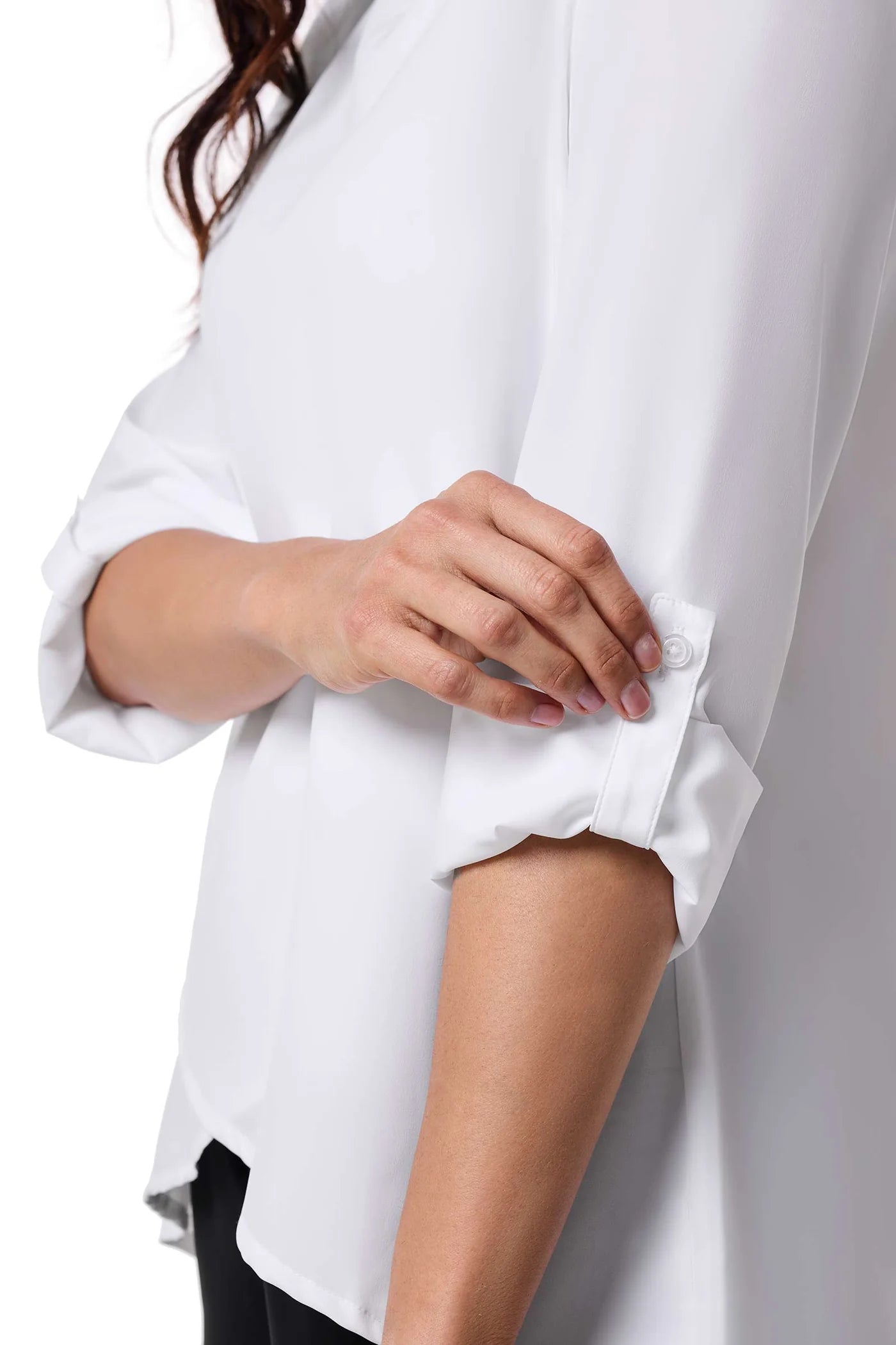 Santa Barbara Tunic Top - White