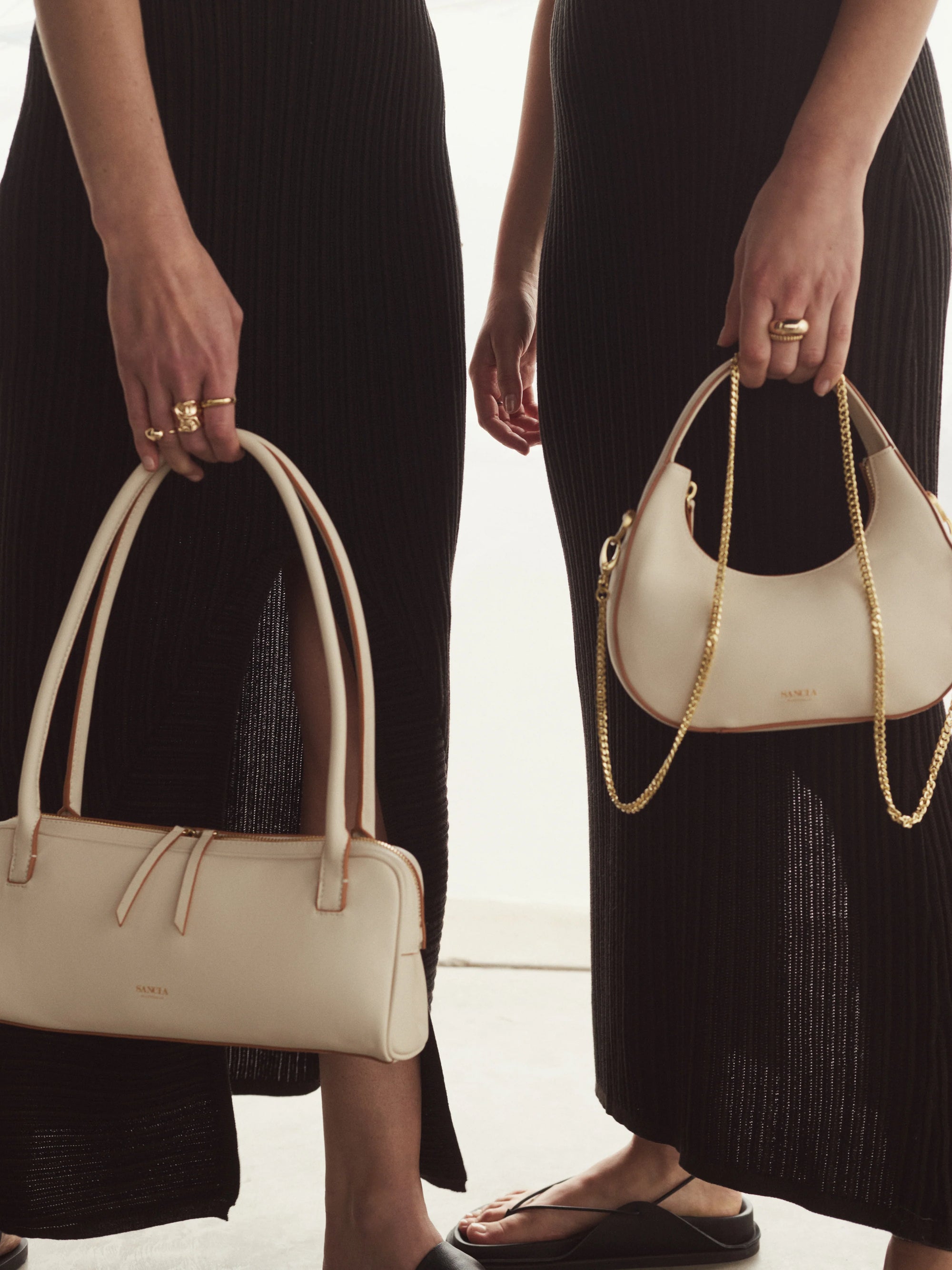 The Lucca Bag Ecru