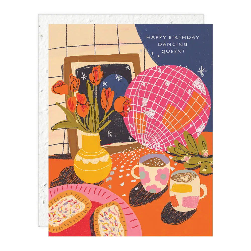DANCING QUEEN BIRTHDAY CARD