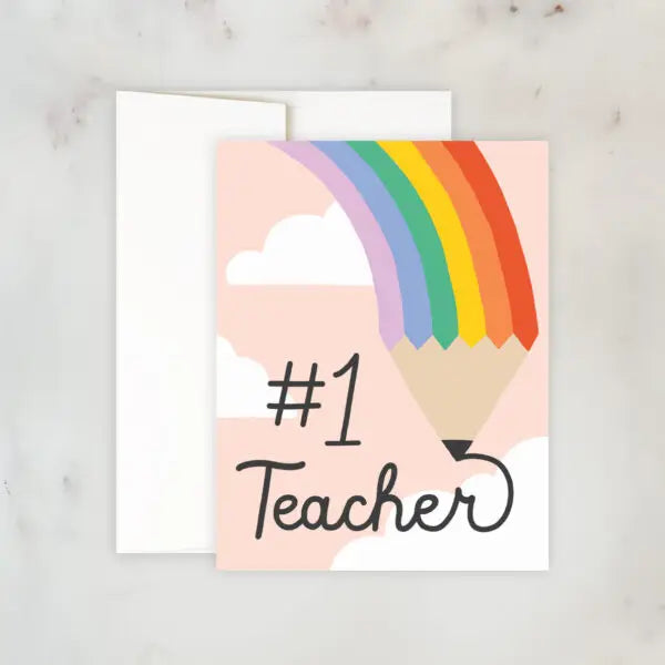 RAINBOW PENCIL CARD