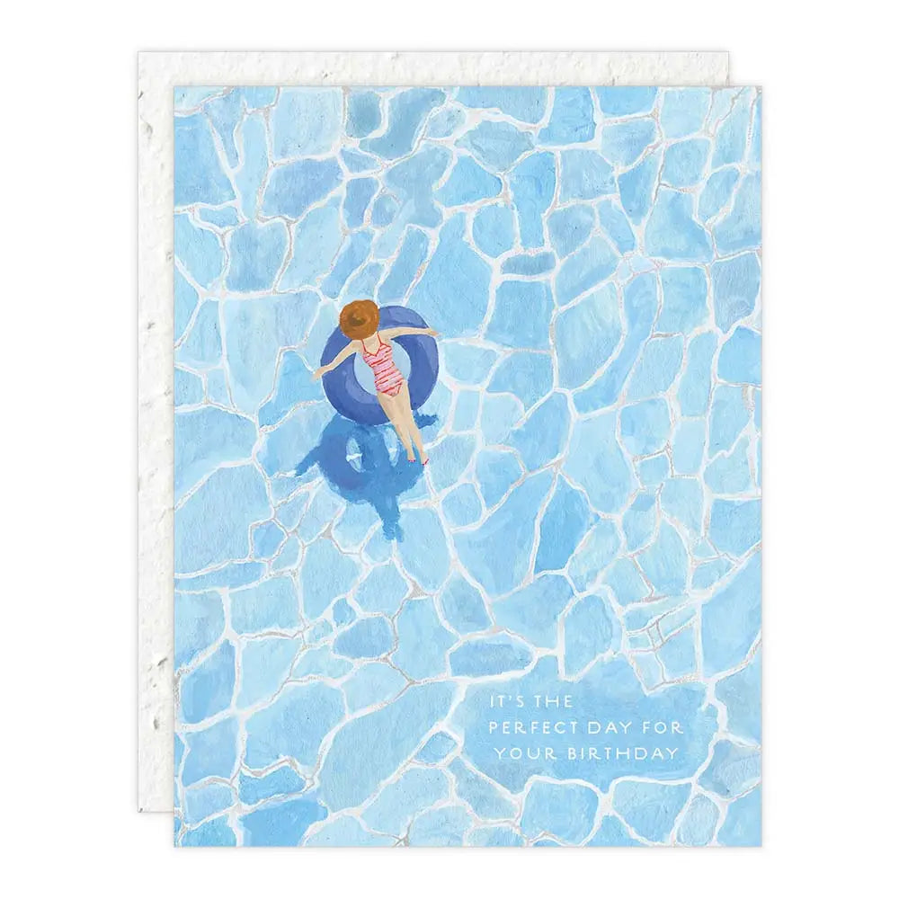 POOL DAY BIRTHDAY CARD