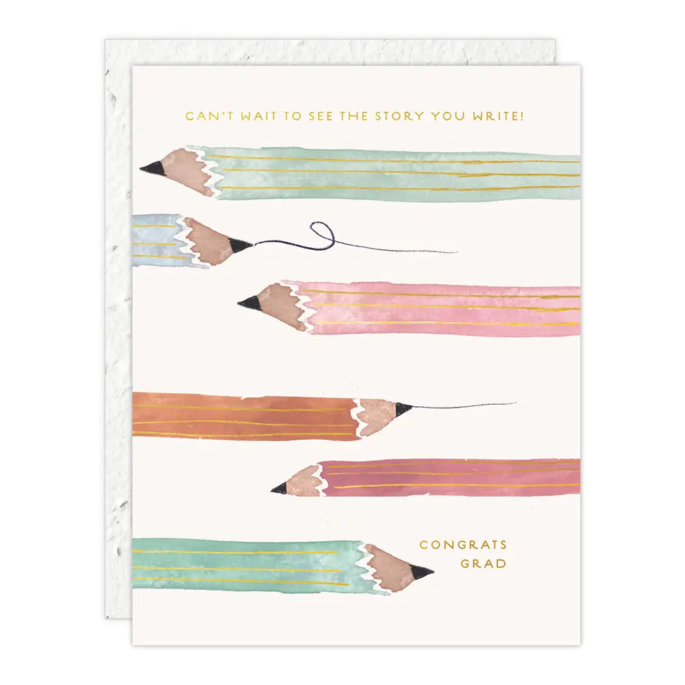 PENCILS – GRADUATION CARD