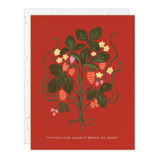 SWEET STRAWBERRY – THANK YOU CARD