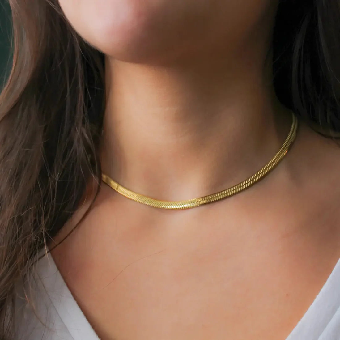 Hotel Lobby Chain Necklace - Gold