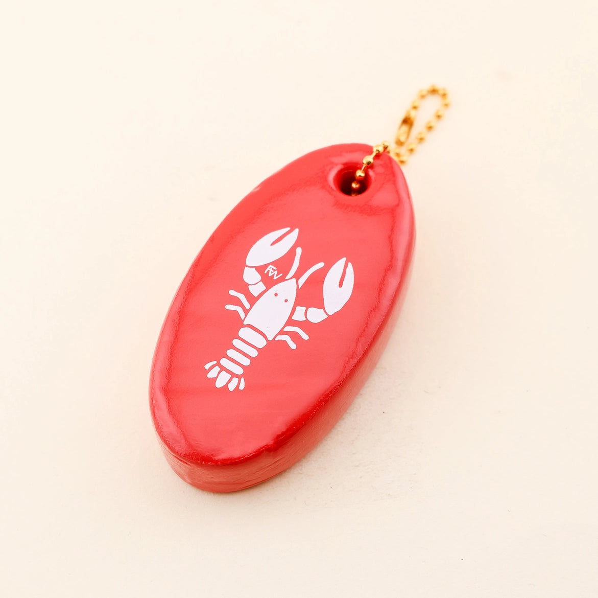 Lobster Floating Keychain with Charm