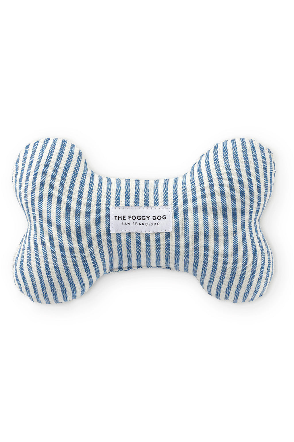 Lake Blue Stripe Dog Squeaky Toy