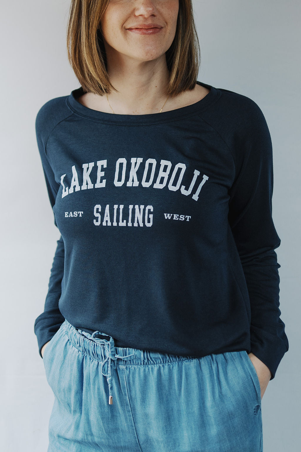 LAKE OKOBOJI SAILING SWEATSHIRT