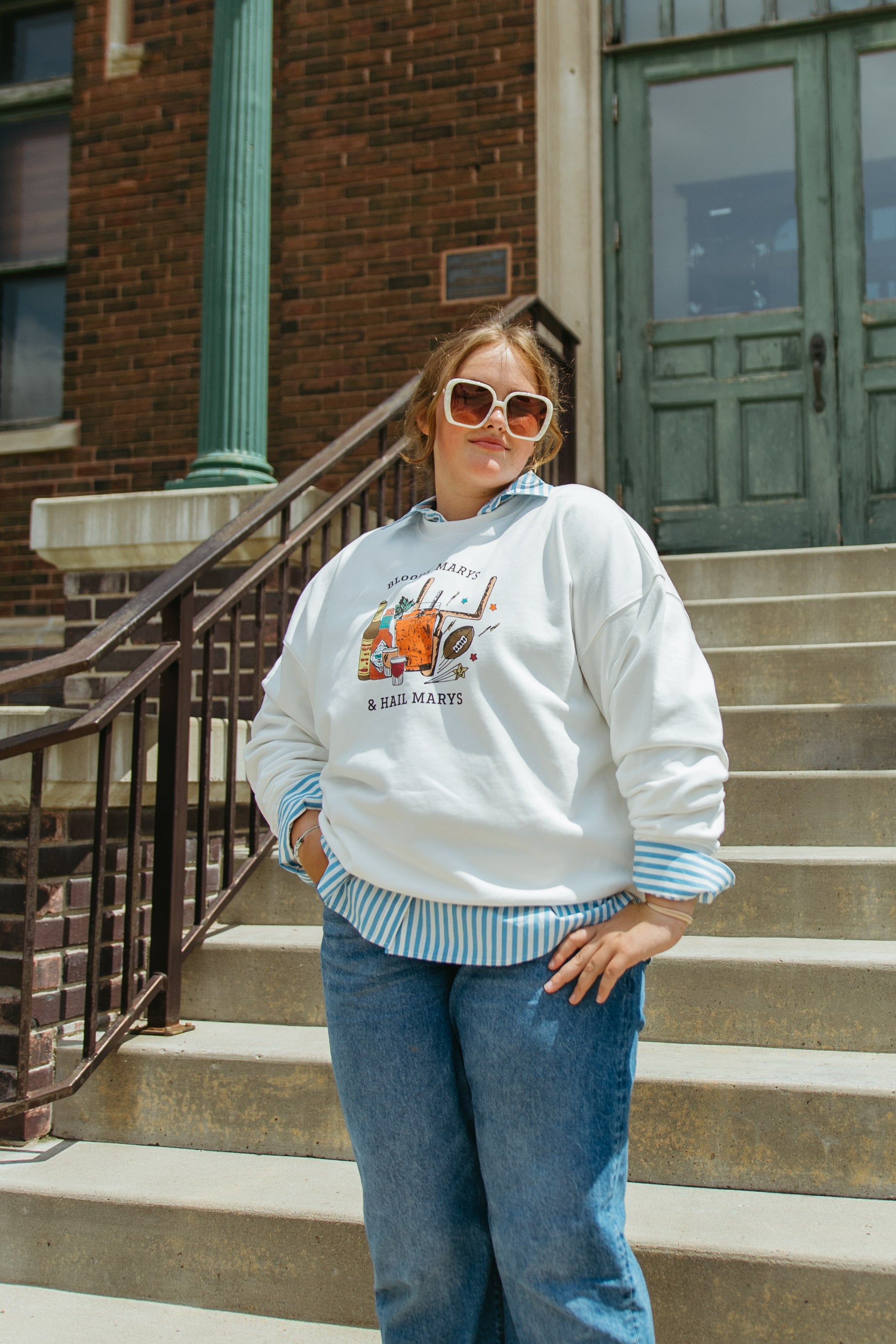 Hail Marys and Bloody Marys Unisex Sweatshirt