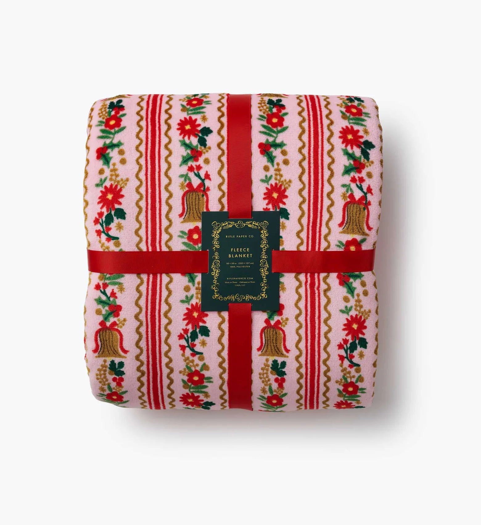 Holly Jolly Fleece Blanket