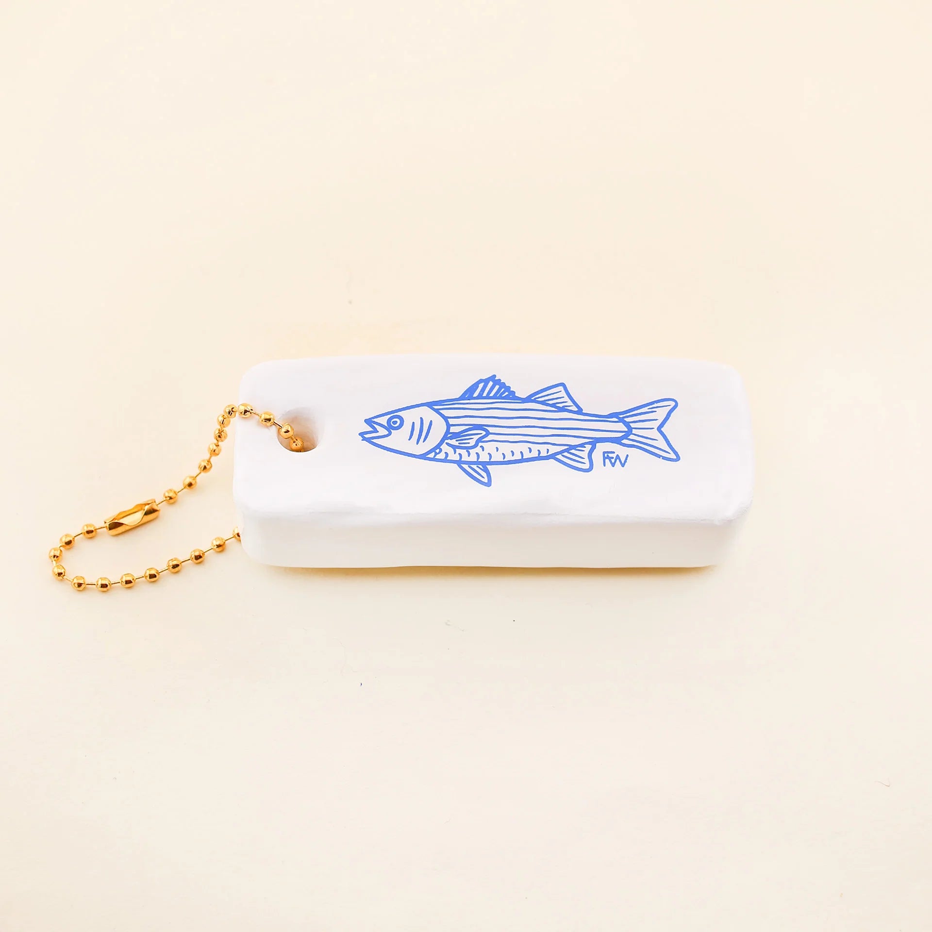 Fish Floating Keychain with Charm