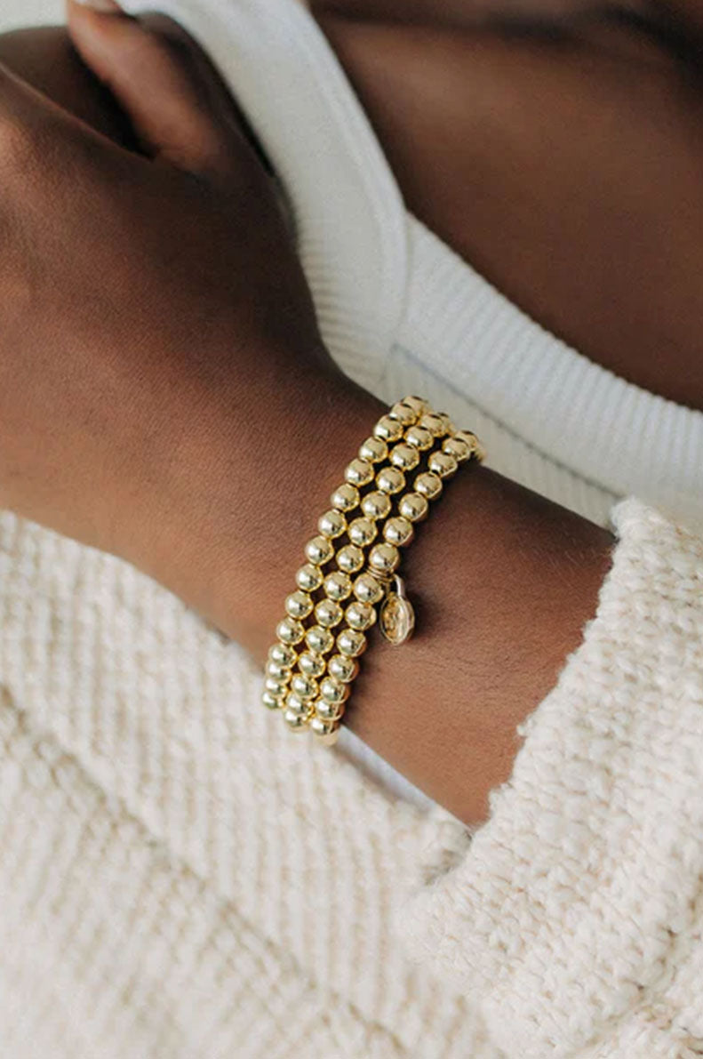 14K Gold Filled Beaded Bracelet