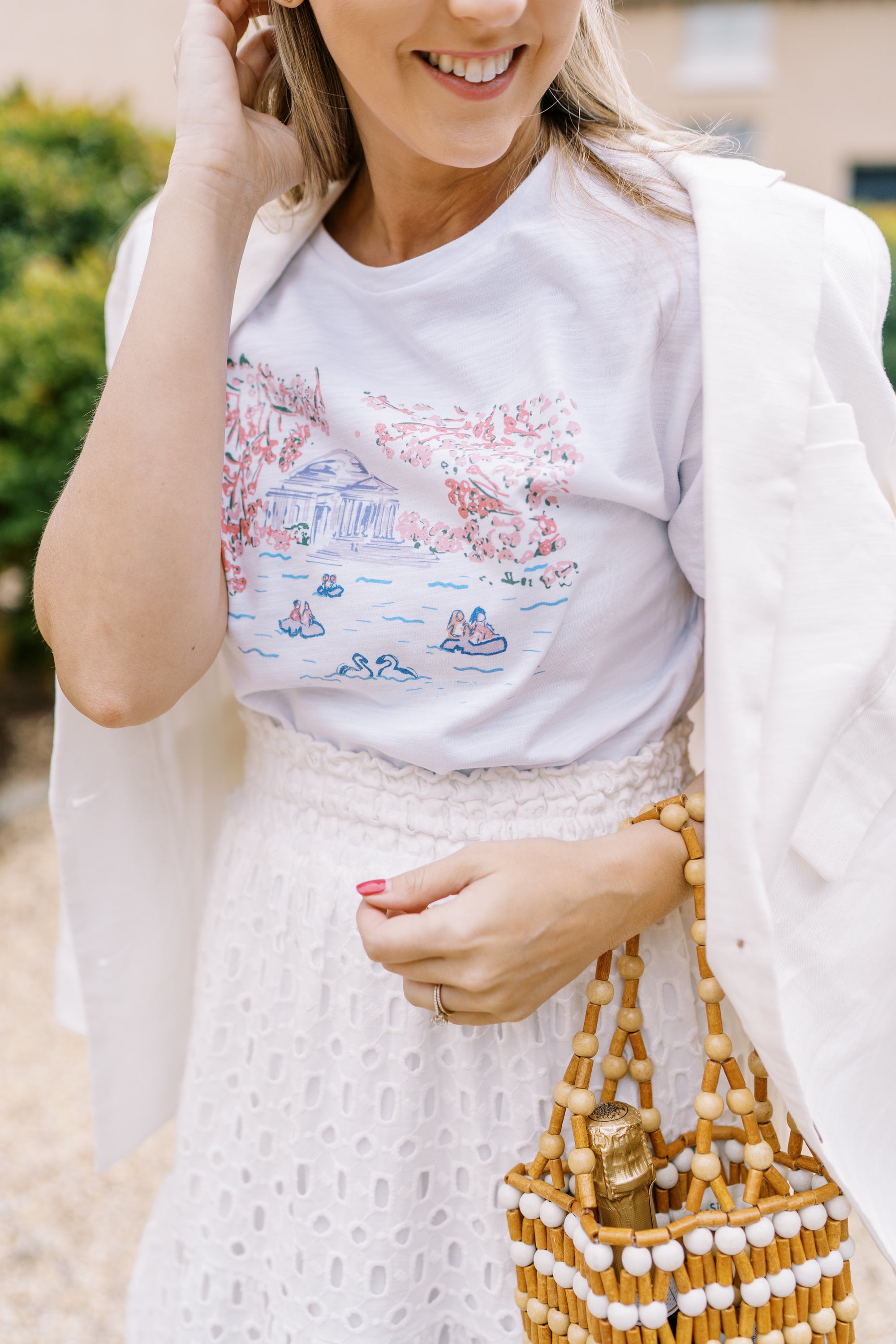Cherry Blossom Doodle T-Shirt