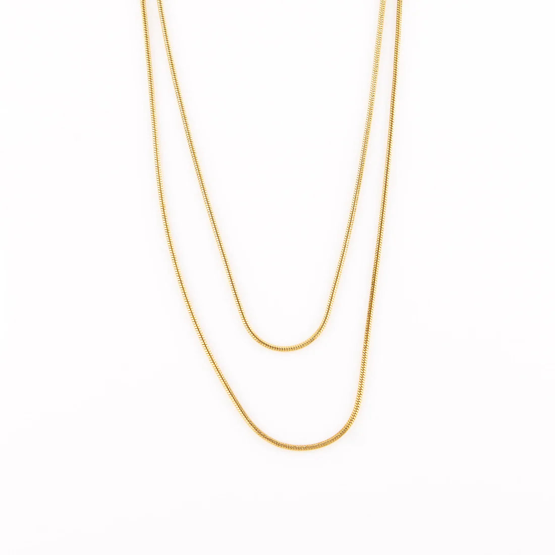 String Bikini Double Chain Necklace