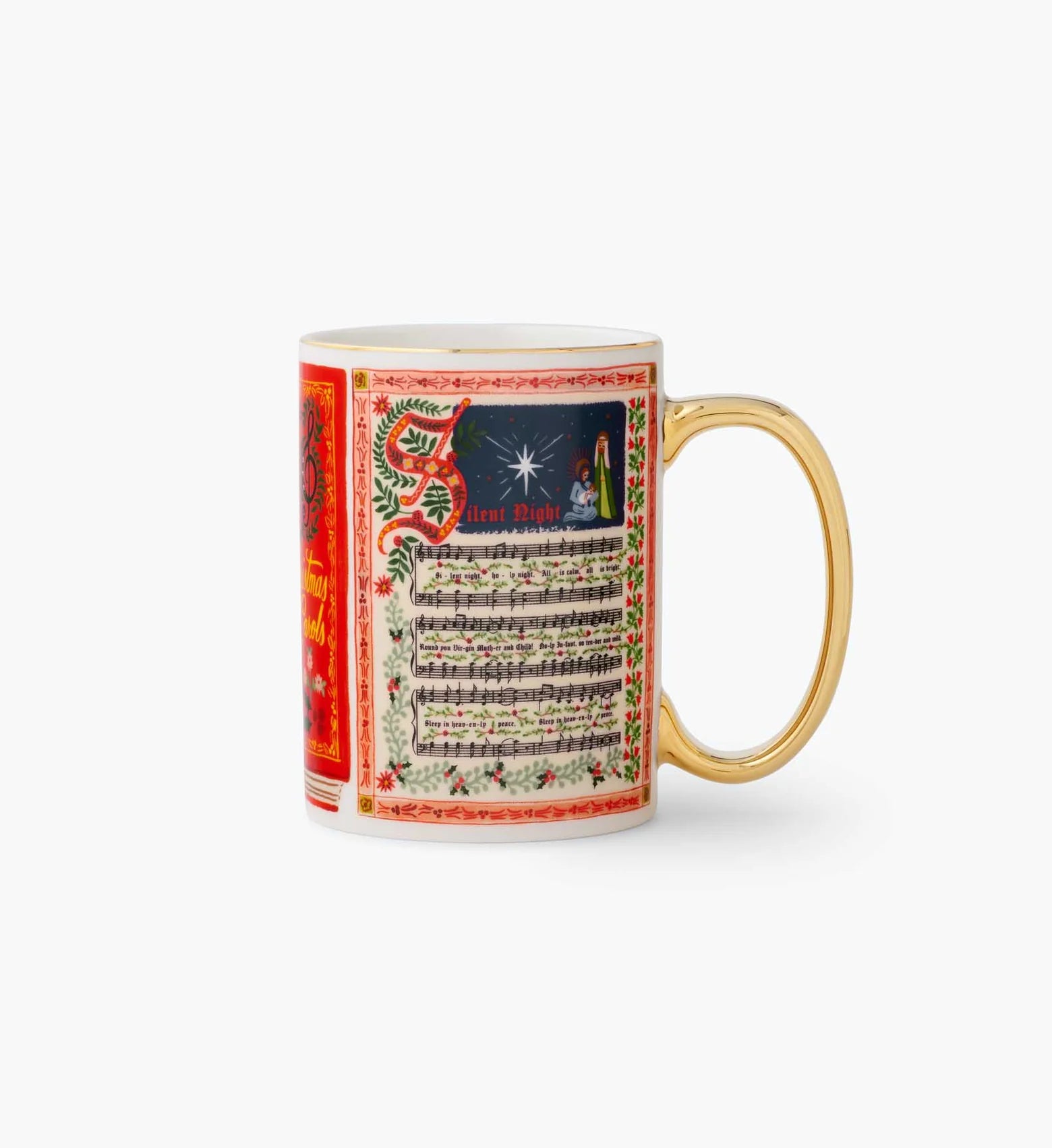 Christmas Carols Porcelain Mug