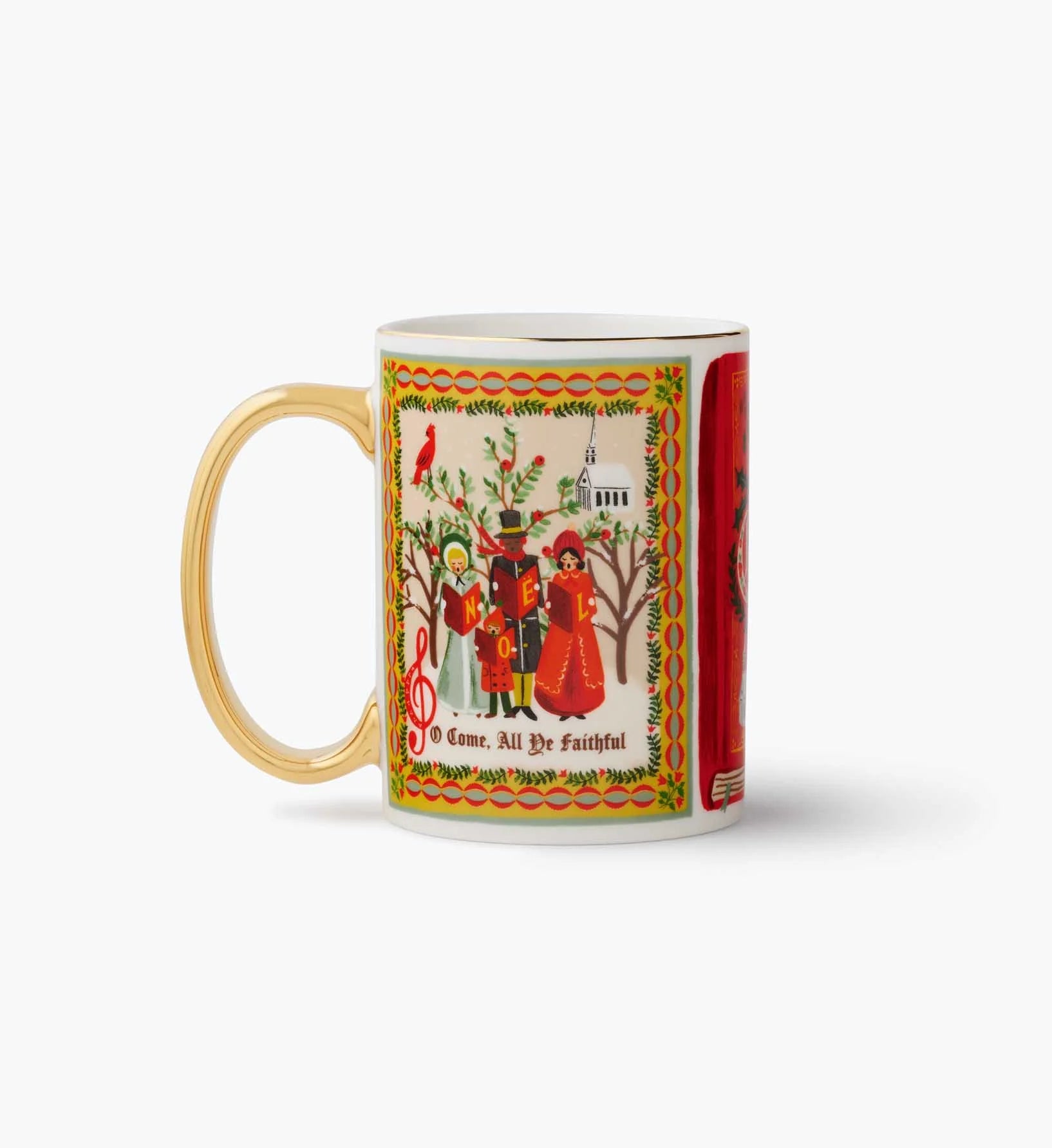 Christmas Carols Porcelain Mug