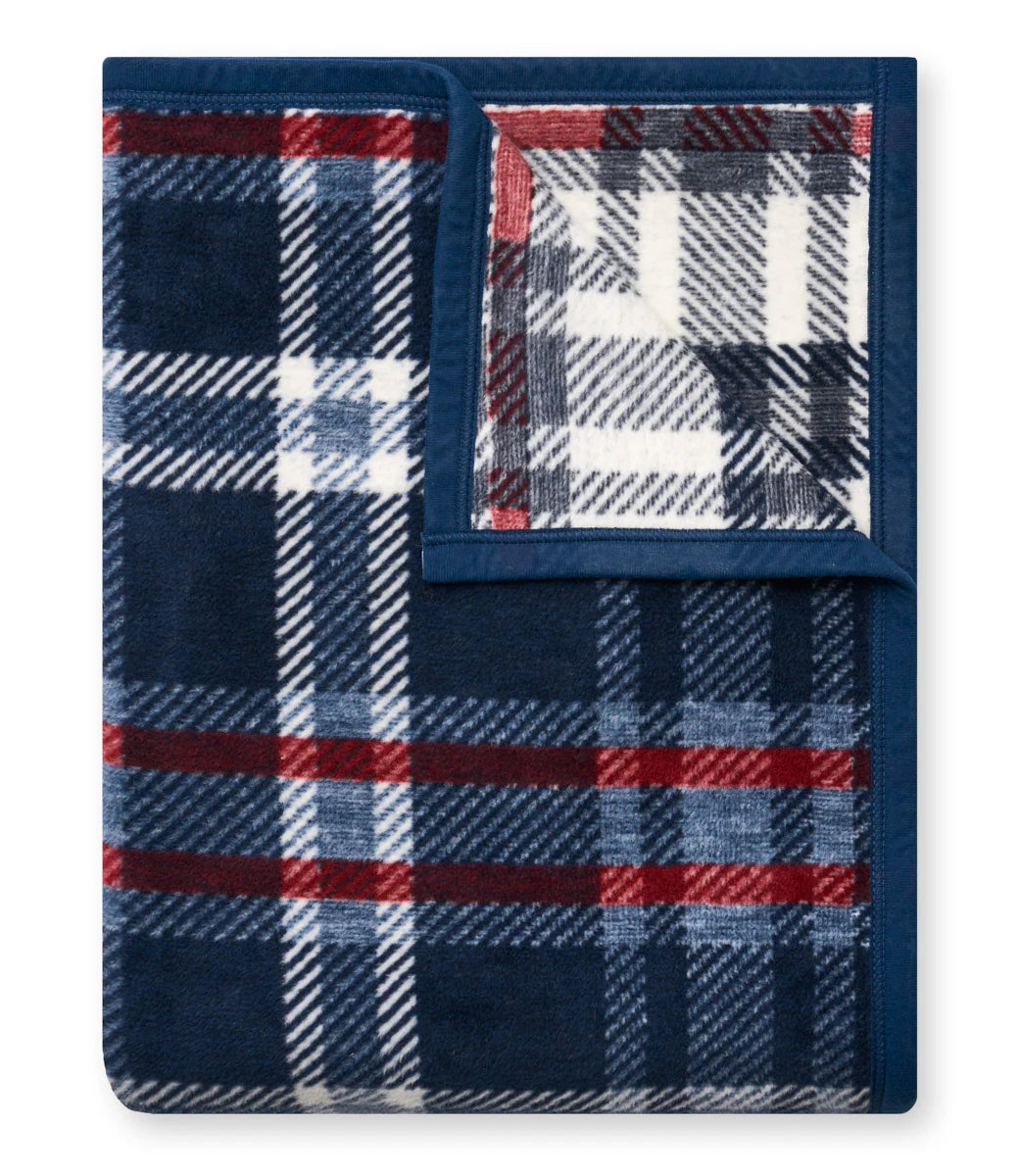 Qiunn Plaid Throw Blanket