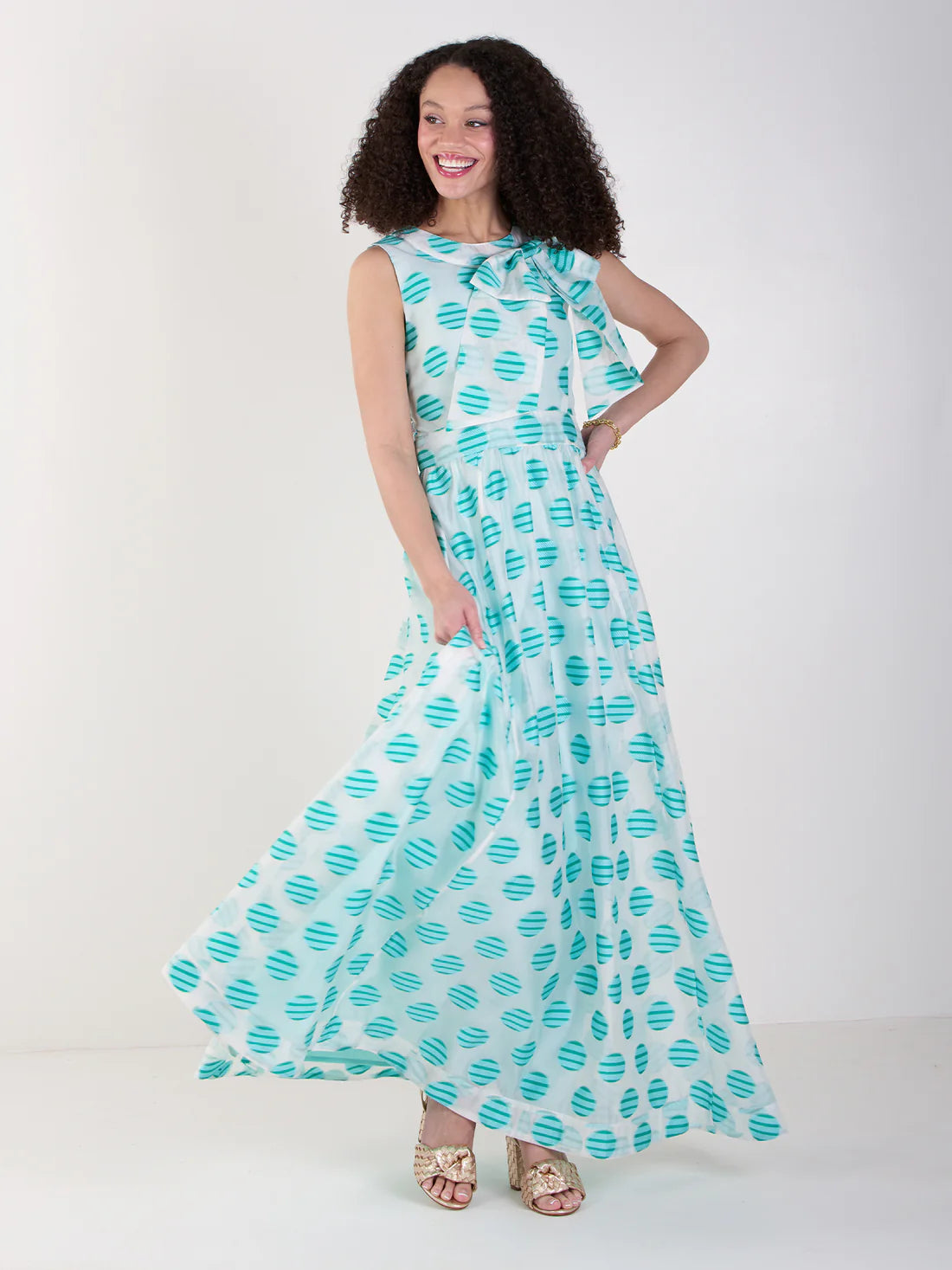 Bella Maxi Dress - Dew Drop
