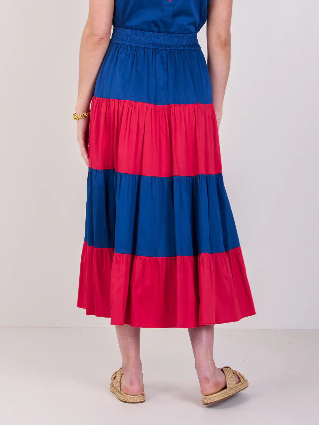 Tiered Maxi Skirt - Americano