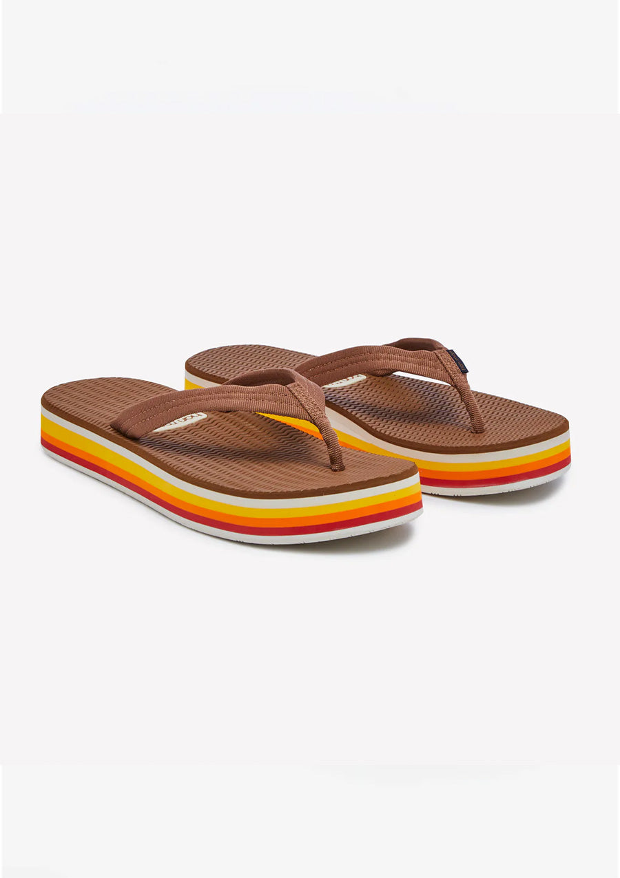 Dunes Sunset Flip Flop - Acorn