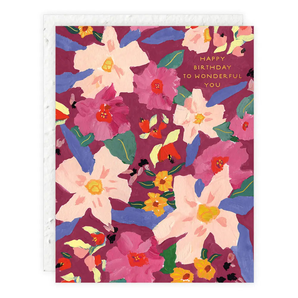 FLOWERS FOR SUNDAY – BIRTHDAY CARD