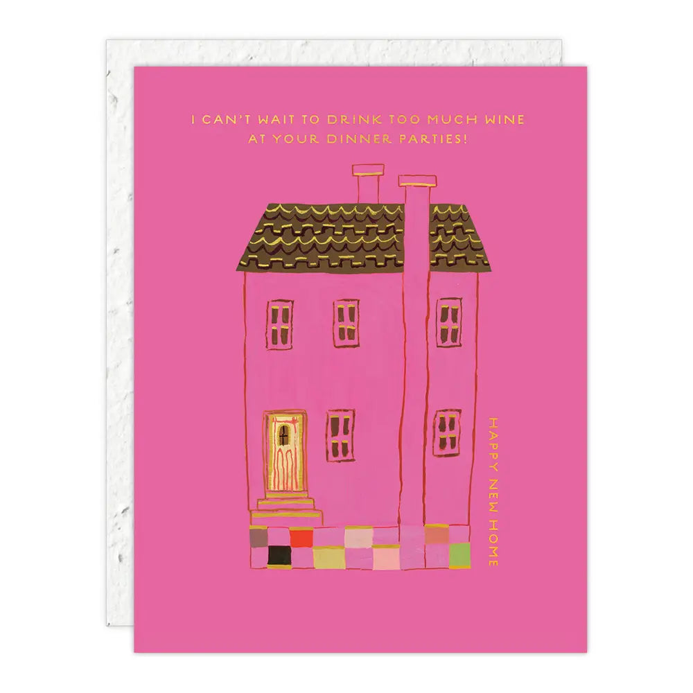PINK HOUSE – NEW HOME CARD