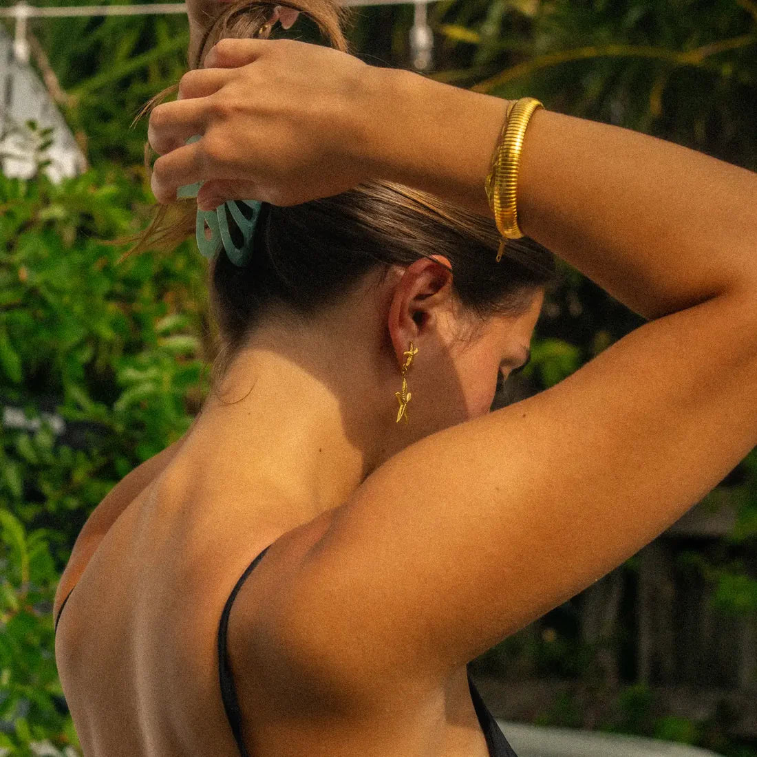 Paradise Bangle Bracelet - Gold