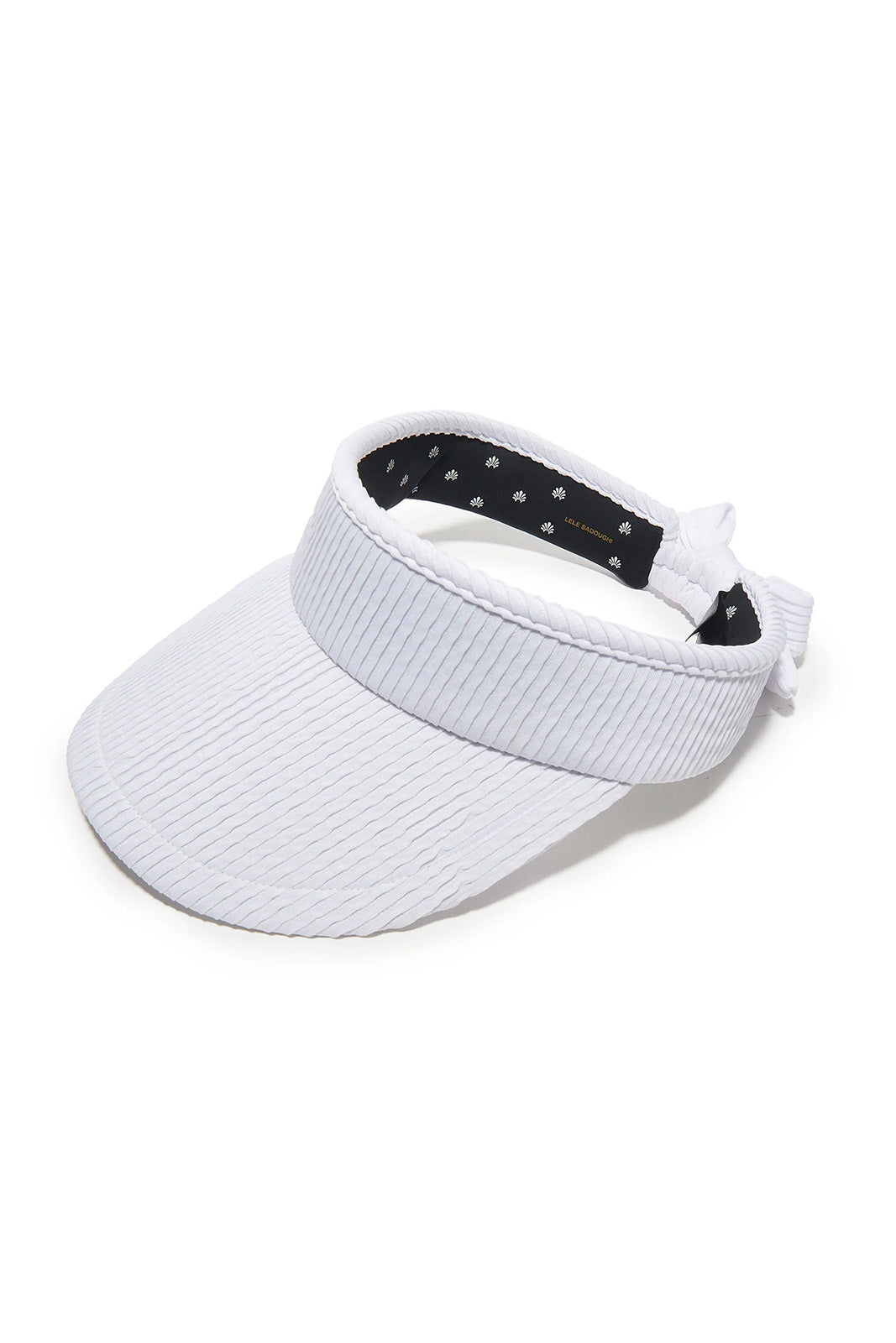 Swimmer Bow Tie Visor - Chalk