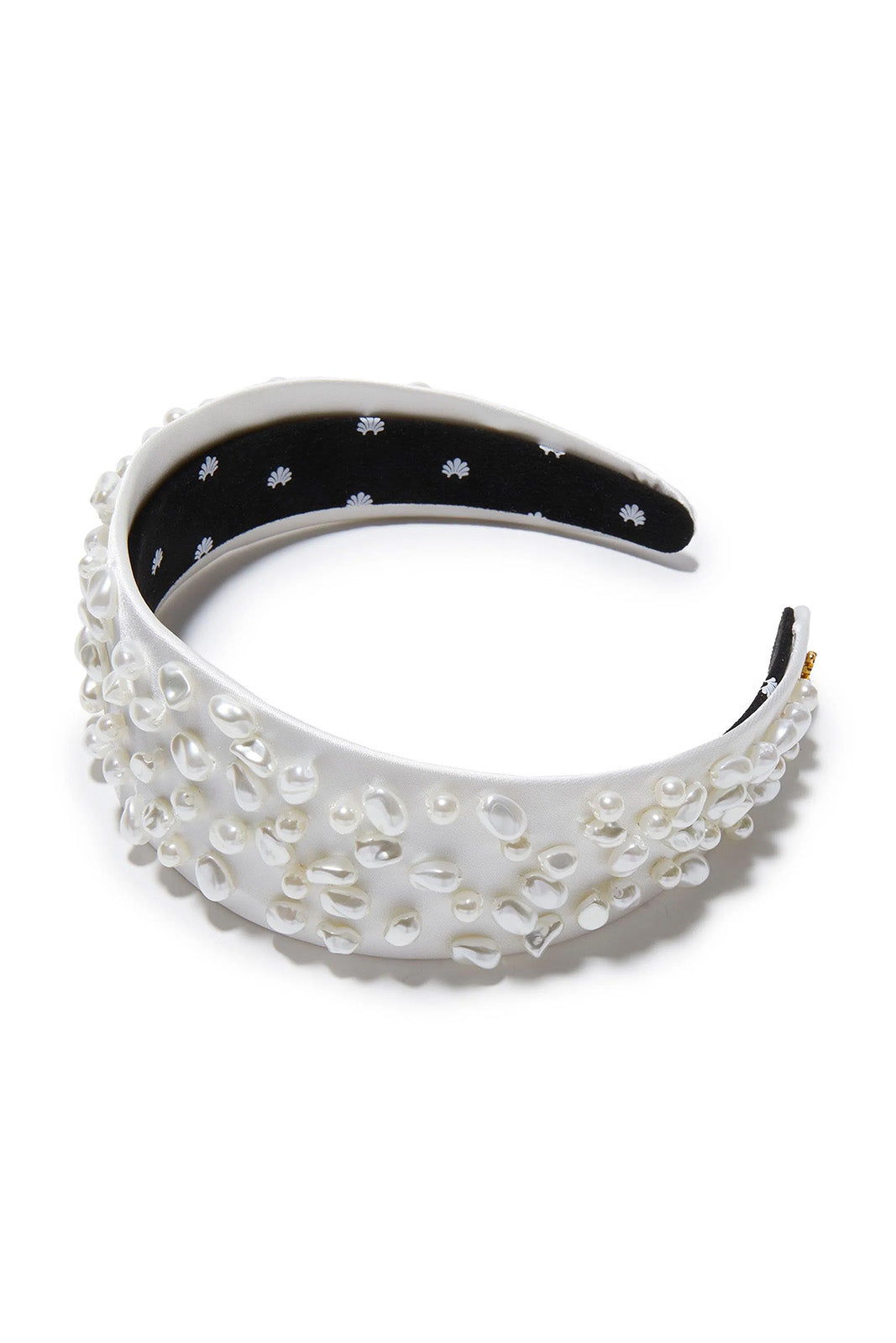 Brigitte Cobblestone Headband - Ivory