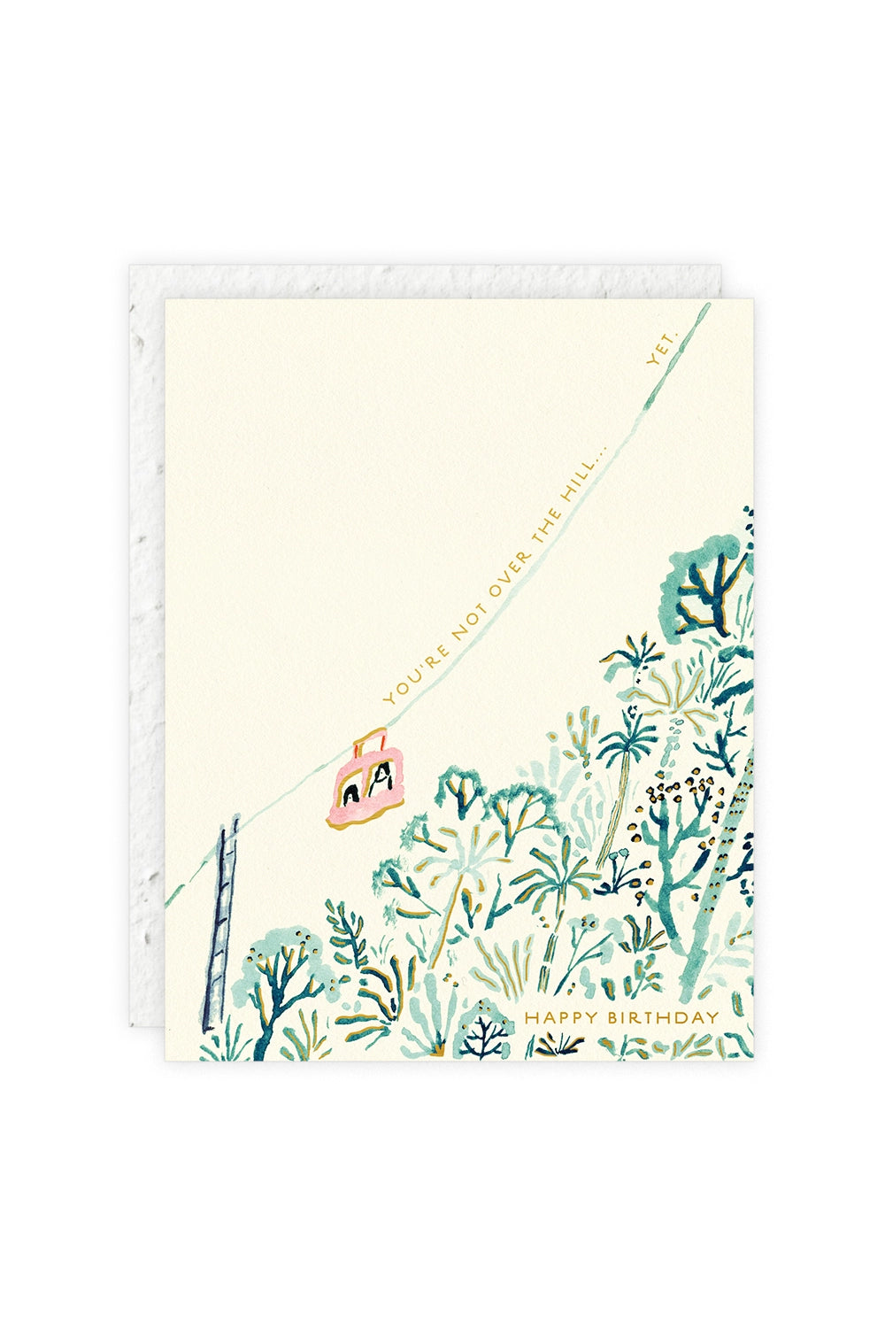 OVER THE HILL – BIRTHDAY CARD