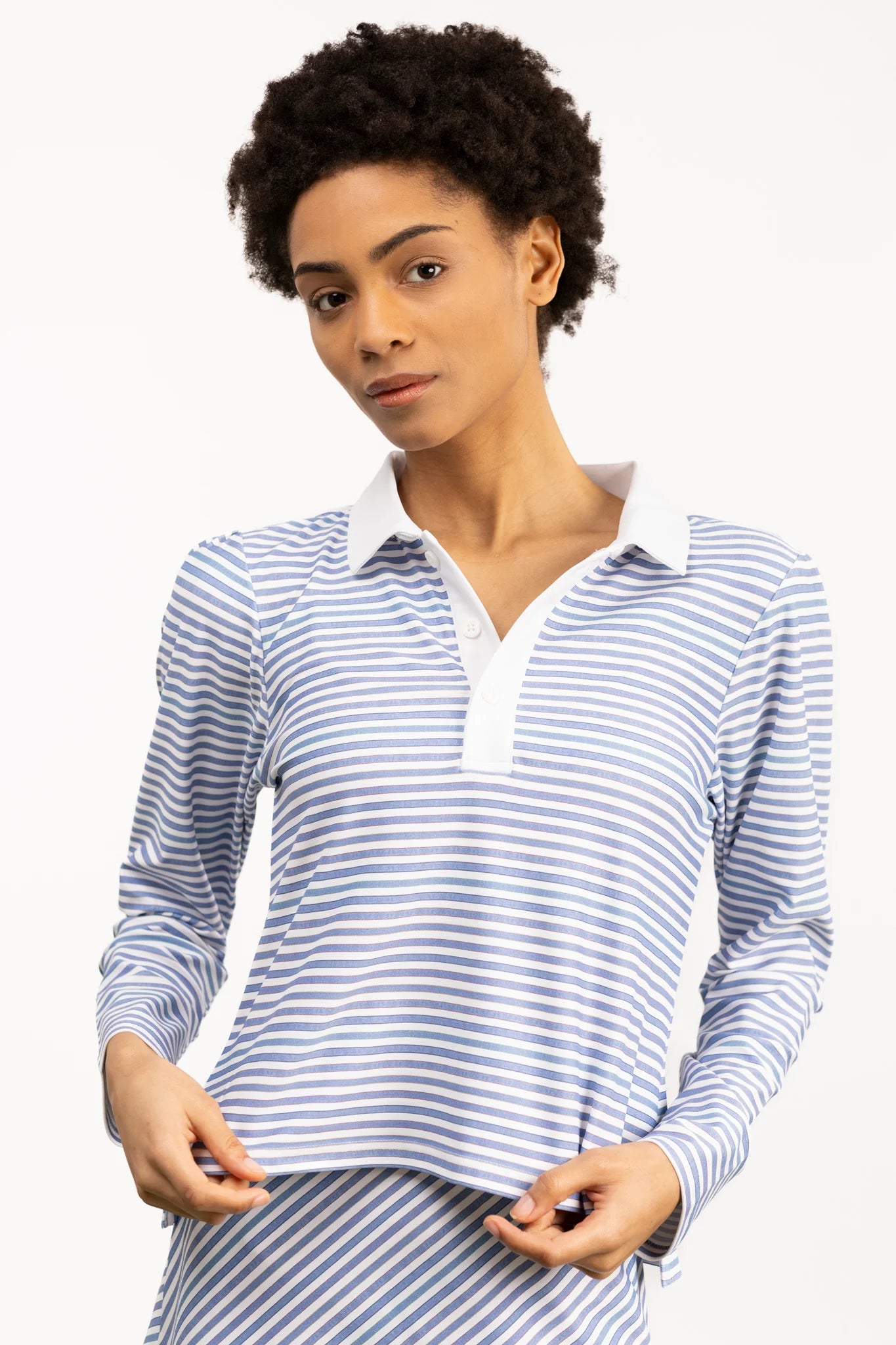 BENNY TOP (CHAMBRAY STRIPE)