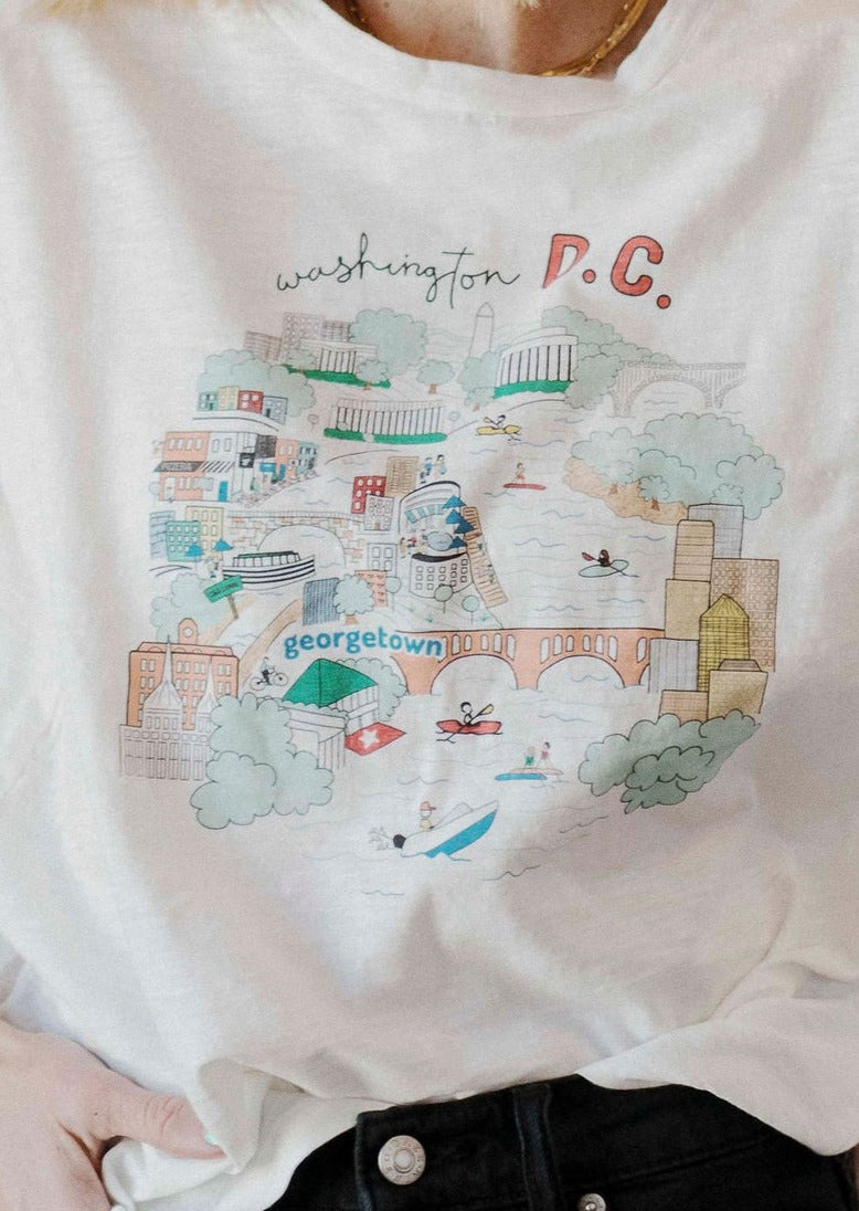 Washington DC Doodle T-Shirt