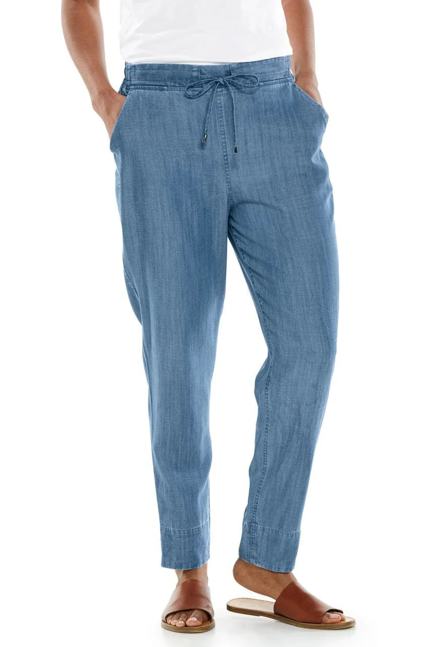 ENCLAVE WEEKEND PANTS CHAMBRAY