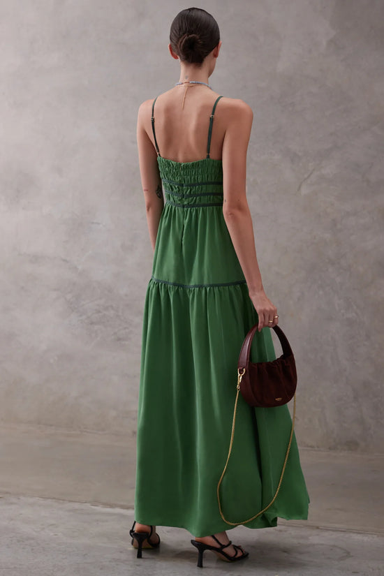 JAMI DRESS BOTTLE GREEN