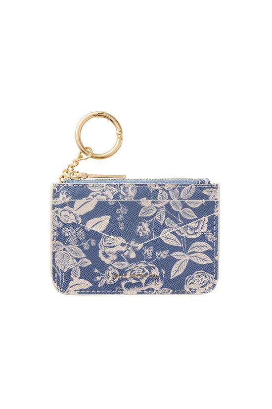 ENGLISH ROSE KEY RING CARD CASE