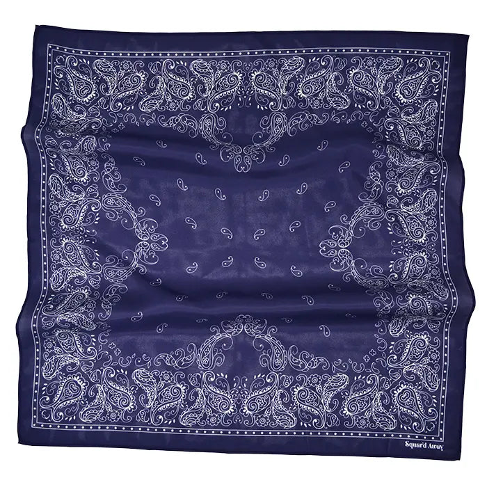 The Badlands Square Scarf - Navy