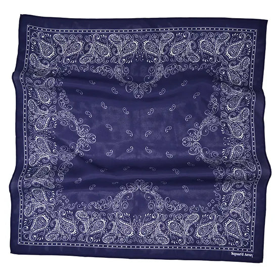 The Badlands Square Scarf - Navy