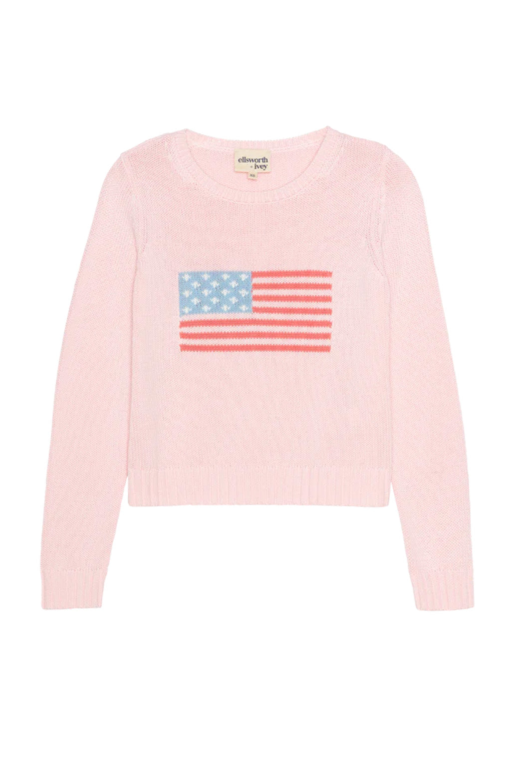 AMERICAN FLAG SWEATER PINK