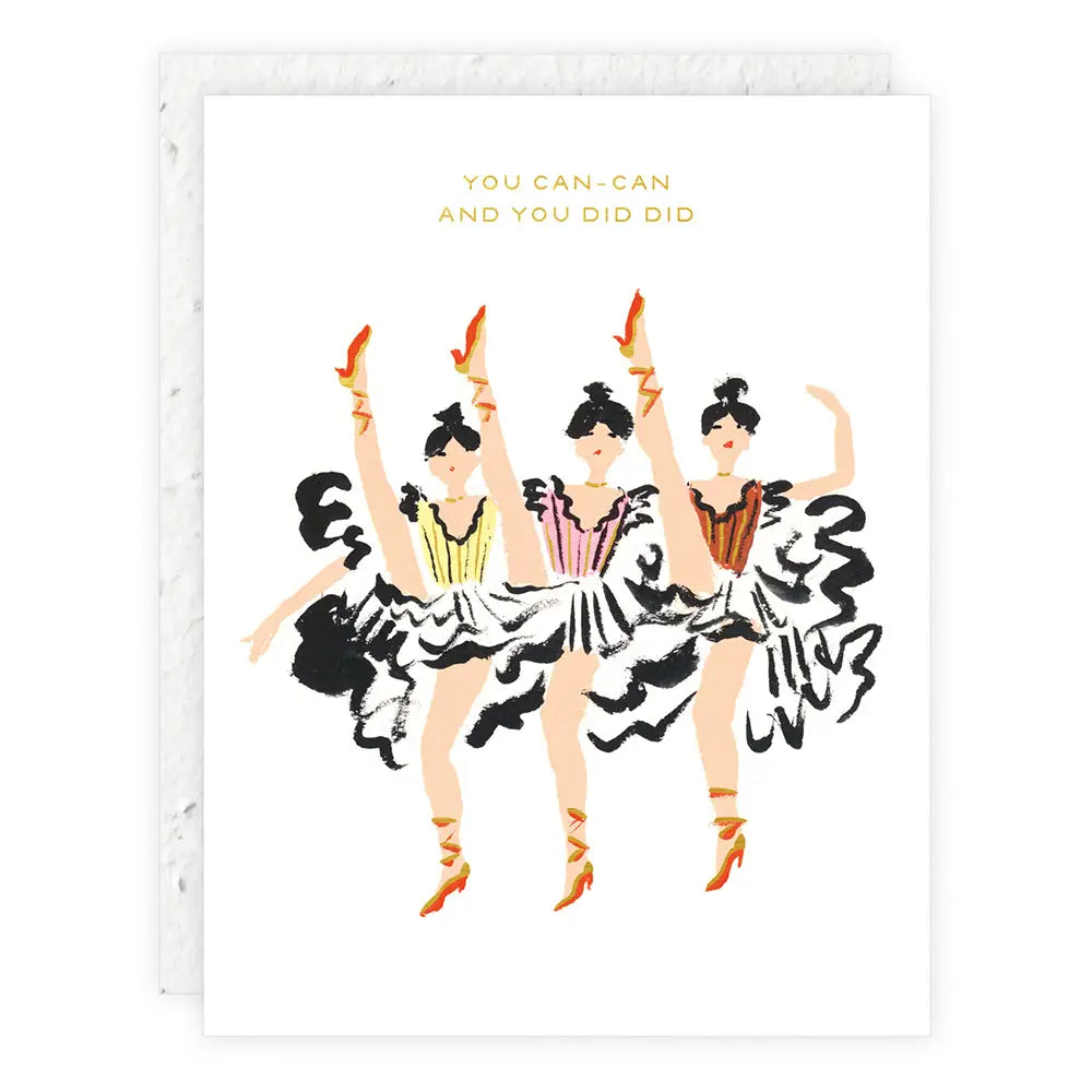 YOU CAN CAN – CONGRATULATIONS CARD