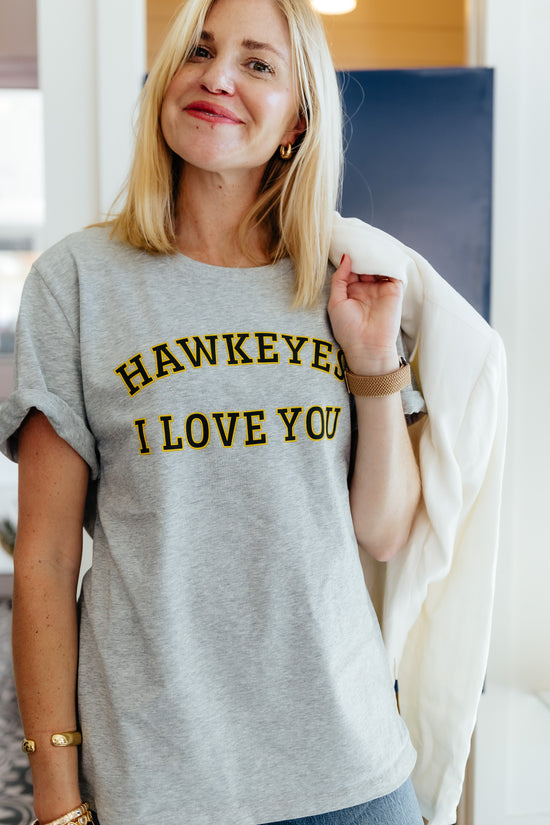 HAWKEYES I LOVE YOU UNISEX T-SHIRT