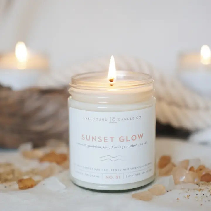 SUNSET GLOW SOY CANDLE