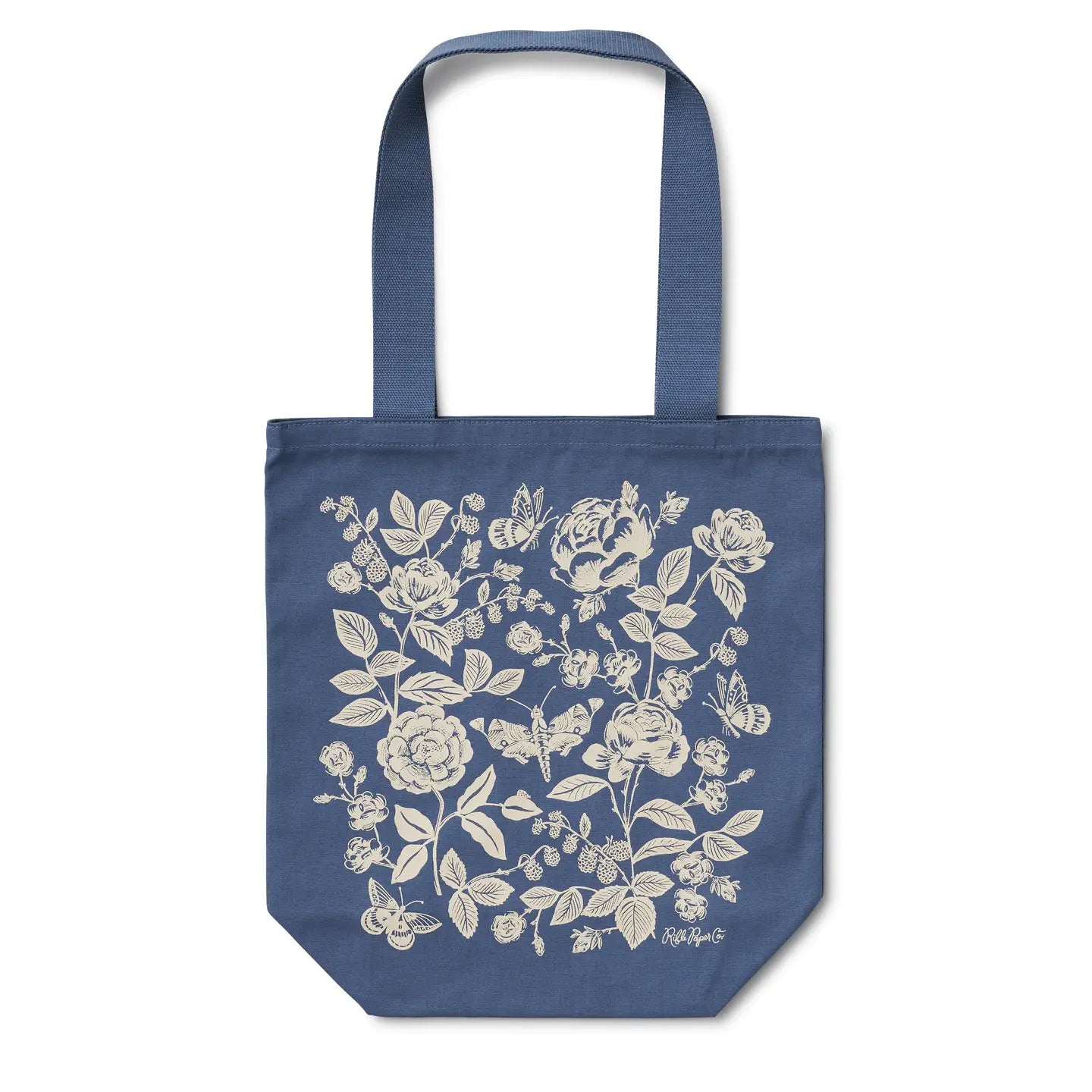 ENGLISH ROSE CANVAS TOTE BAG