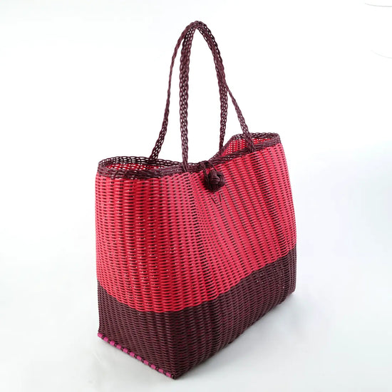 MEDIUM ROTHKO TOTE ROSE RED / BURGUNDY