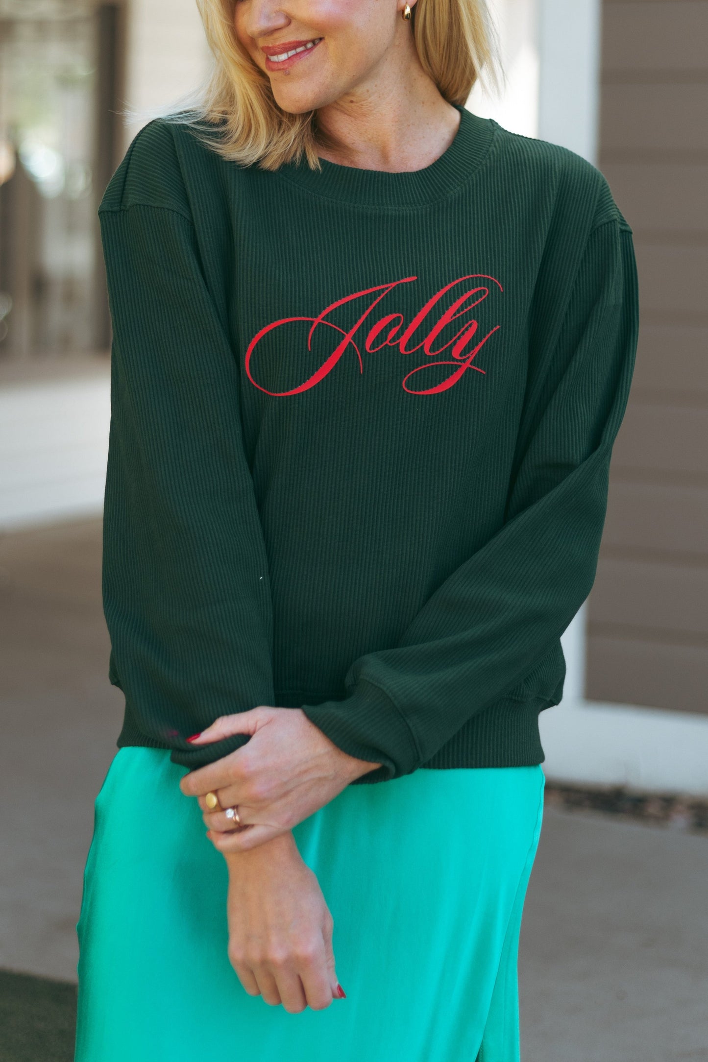 JOLLY RIBBED SWEATSHIRT