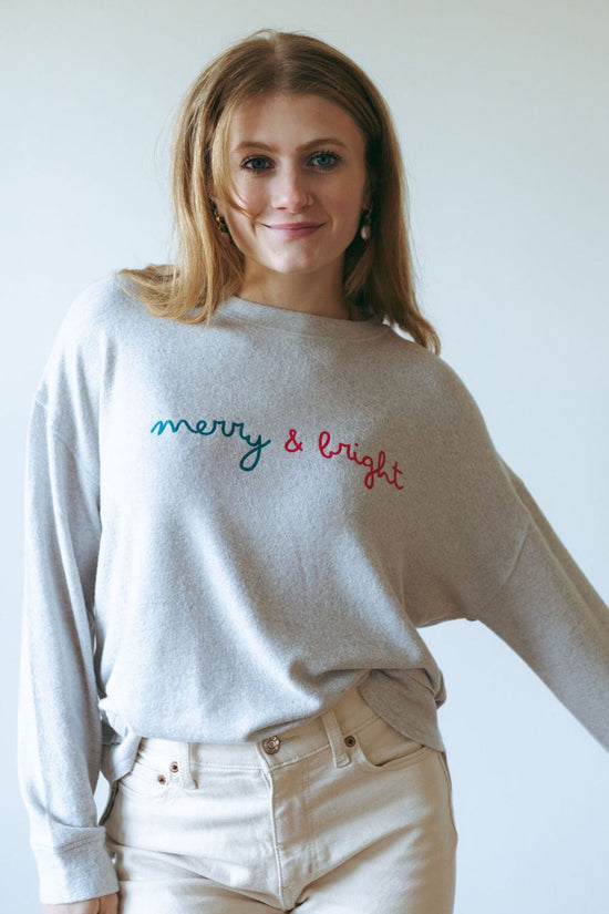 MERRY & BRIGHT COZY SWEATER