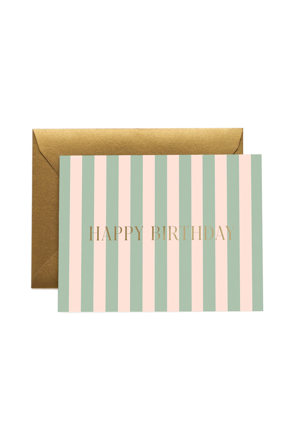 CABANA STRIPE BIRTHDAY CARD