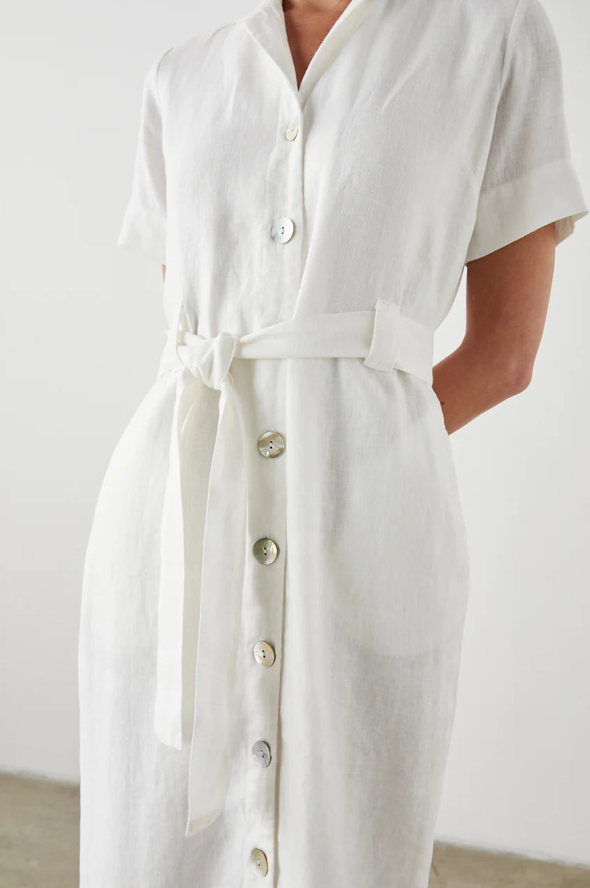 Load image into Gallery viewer, DIANE DRESS WHITE
